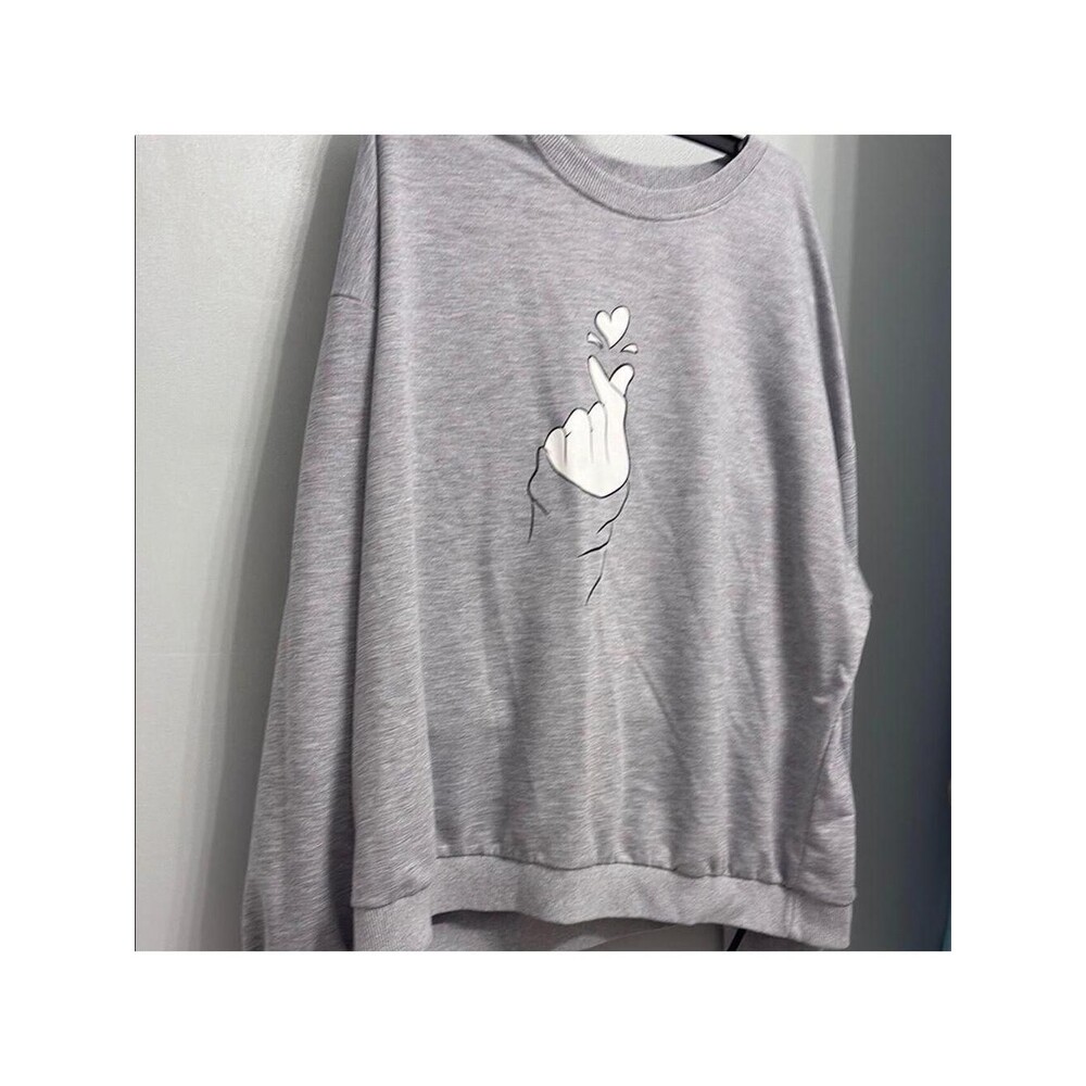 SHEIN Women's Grey sweater